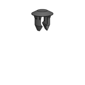 Clip for wire shelves, transparent