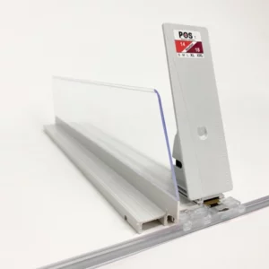 Pushfeed with inclined pusher backplate, width 44mm, height 135mm