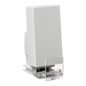 Pushfeed with spacer, width 28mm, height 70mm, depth 40mm, light gray