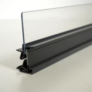 Front profile A058 with ESL rail for POS-T Bob for JBG2 shelf board, including front riser