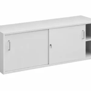 Wooden cabinet with sliding door, with lock