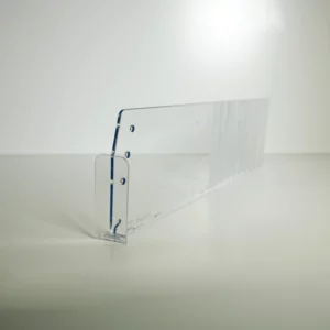 Divider Vario D120 height 120mm, break-off, transparent