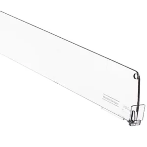 Divider D060 height 60mm, with front fixation, transparent